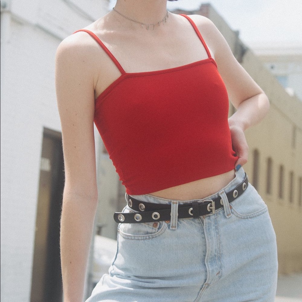 NWOT Brandy Melville tank in red